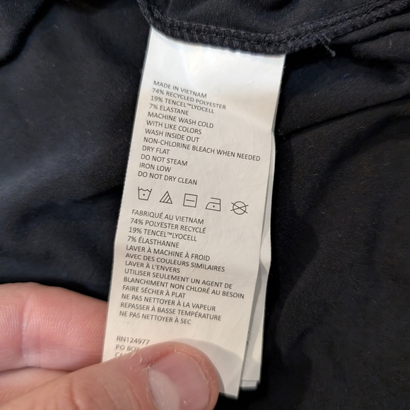 Prana Rouge Long Sleeve Shirt Women's XL Black - Picture 4 of 7